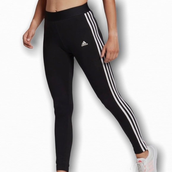 Adidas Essentials 3-Stripe Leggings - Picture 4 of 4